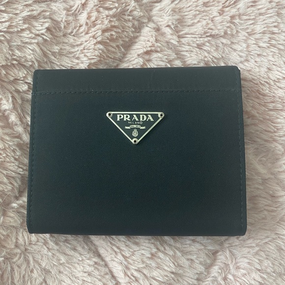 prada tessuto nylon wallet